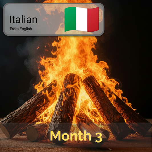 Italian (Italy) - Stage 1 - Month 3
