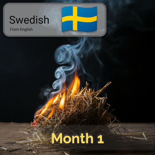 Swedish (Sweden) - Stage 1 - Month 1